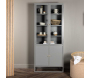 Buffet vitrine en acier 80 x 41 x 190 cm Bakal - VENTURE HOME