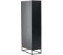 Buffet vitrine en acier 80 x 41 x 190 cm Bakal - 5