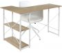 Bureau d'angle en bois et métal Job - 99,90