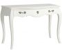 Bureau blanc en MDF et bois bayur Murano