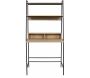 Bureau en bois et métal avec étagères Zack - CMP-3439