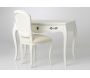 Bureau blanc en MDF et bois bayur Murano - 5