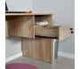 Bureau avec rangements en aggloméré Connor - 6