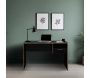Bureau avec rangements en aggloméré Connor - HANAH HOME