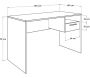 Bureau avec rangements en aggloméré Connor - ASI-1530