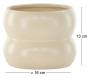 Cache pot Dapne 16x16x13 cm - 15,94