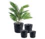 Cache-pot en bambou noir (lot de 4) - AUBRY GASPARD