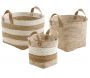 Cache-pot en corde et nylon (Lot de 3) - AUBRY GASPARD
