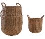 Cache-pots en jonc naturel (Lot de 3)