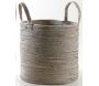 Cache-pot en jute et coton (Lot de 3) - AUB-4352