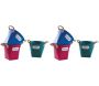 Cache pot en métal coloré 19 cm Jardin