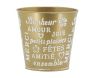 Cache-pot en métal laqué - Amour - AUBRY GASPARD