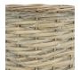 Cache pot rond en osier gris (Lot de 5) - 52,90