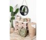 Cache-pot en rotin patiné blanc (lot de 4) - 8