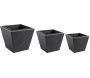 Cache-pots en résine tressée (lot de 3)