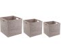 Cache-pots carrés en rotin patiné blanc (lot de 2) - AUBRY GASPARD