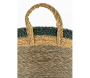Cache-pots en jonc naturel brun et noir - 79,90