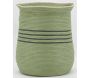 Cache-pots  en jonc vert (lot de 2) - AUB-6270