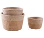 Cache-pots en jute naturelle (Lot de 3)