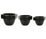 Cache-pots en métal  (Lot de 3) - AUBRY GASPARD