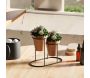 Cache-pots en métal 2 pots Decorative - HANAH HOME