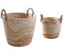 Cache-pots en paulownia (Lot de 2)
