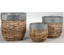 Cache-pots en rotin Paolo (Lot de 3) - AUBRY GASPARD