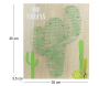 Cactus lumineux sur chassis en bois no stress 35 cm - 5