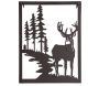 Cadre cerf en métal
