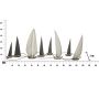 Cadre décoratif en métal bateaux Regata 119 x 3 x 51 cm - MAU-0116