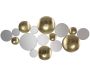 Cadre décoratif en métal avec miroirs Glam 118 x 2.5 x 60 cm