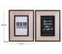 Cadre photo en bois Happy working  (Lot de 2) - 8