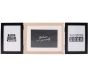 Cadre photo triptyque Happy working - DITES LE AVEC DES MOTS