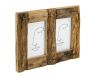 Cadre photo 10x15cm en bois recyclé - AUB-7196