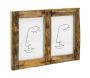 Cadre photo 18x24cm en bois recyclé - AUB-7198