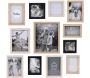 Cadres photos en bois Bonheur (Lot de 12)