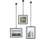 Cadres photos avec chaine en métal Fotochain (Lot de 3) - UMB-0537