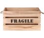 Cagette en bois brut Fragile (Lot de 2) - 62,90