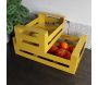 Cagette en métal coloré (Lot de 2) - BAZARDELUXE