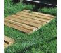 Caillebotis en bois traité autoclave - JARDIPOLYS