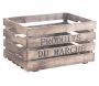 Caisse en bois Produits du marché