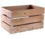 Caisse en bois patiné