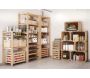 Caisse en bois brut de rangement - IKS-0104