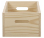 Caisse en bois brut de rangement - IKS-0105