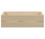 Caisse en bois brut de rangement - IKS-0104