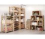 Caisse en bois brut de rangement - IKS-0105