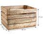 Caisse en bois rustique - AUBRY GASPARD