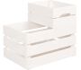 Caisse de rangement en pin petit modèle 31 x 23 x 15 cm - 11,90