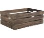 Caisses en bois vieilli (Lot de 3) - AUB-2517