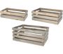 Caisses à fruits en pin (Lot de 3) - ESSCHERT DESIGN